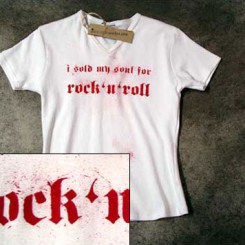 I sold my soul for rock'n roll