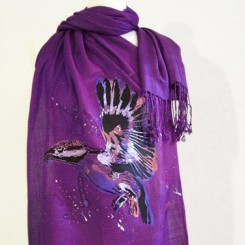 Eisvogel Schal, violett